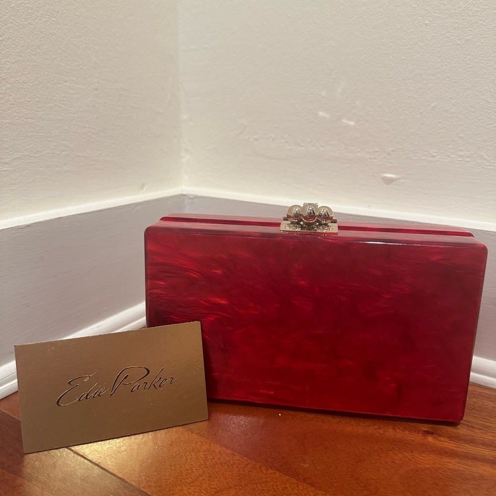 Edie Parker Acrylic Clutch